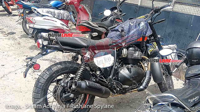 Royal Enfield Scrambler 650 spotted in near-production form