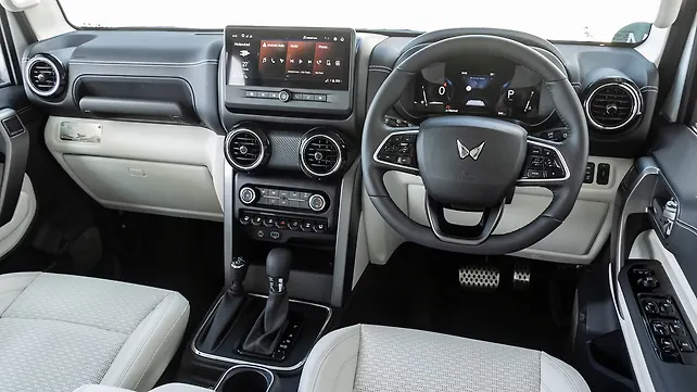 Mahindra Thar Roxx Dashboard