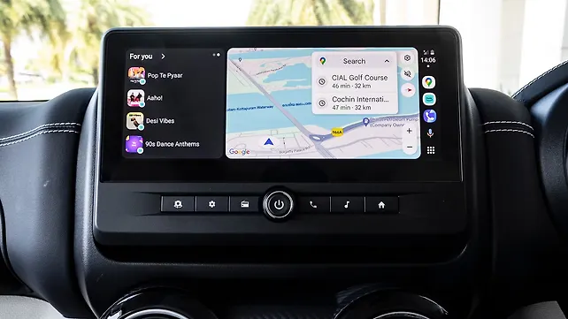 Mahindra Thar Roxx Infotainment System Mahindra Thar Roxx Infotainment System