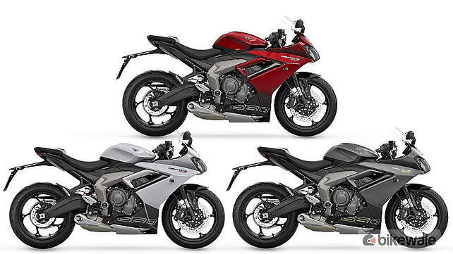 Triumph Daytona 660 available in three colours