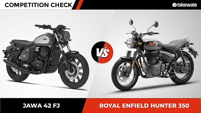Jawa 42 FJ vs Royal Enfield Hunter 350 – Competition Check Jawa 42 FJ vs Royal Enfield Hunter 350 – Competition Check