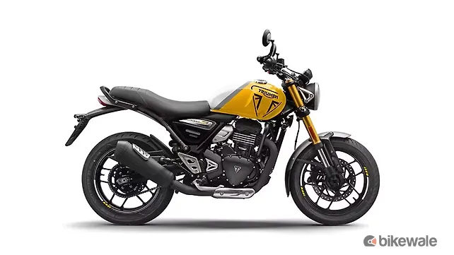 ट्रायम्फ स्पीड 400 का दाहिना दृश्य Triumph Speed 400 Right Side View