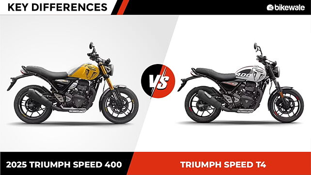 Triumph Speed 400 vs Triumph Speed T4: Key differences