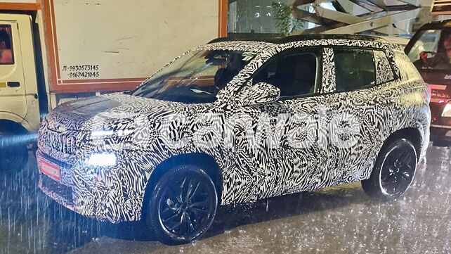 Production-ready Skoda Kylaq SUV spied