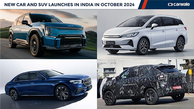 New car and SUV launches in India in October 2024