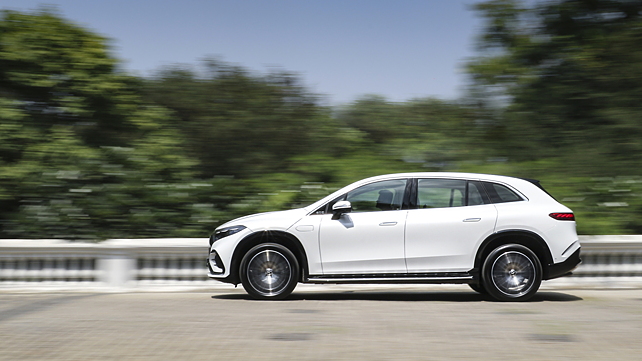 Mercedes-Benz EQS SUV Left Side View