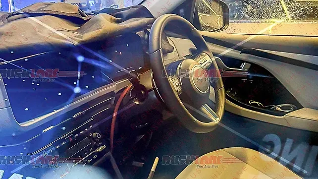 Upcoming Hyundai Creta EV interior spied