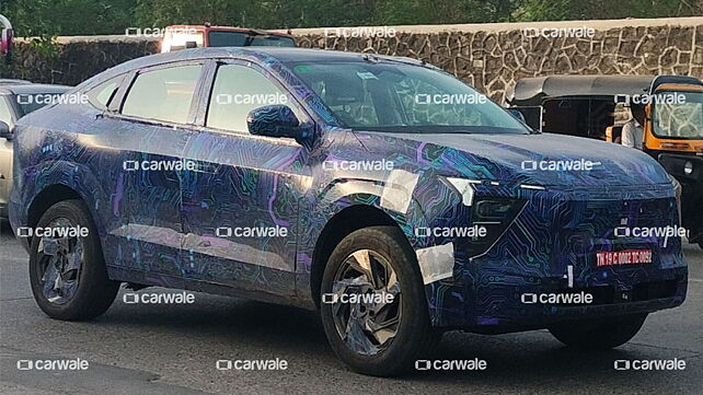 Mahindra XUV.e9 interior spied again; 3 screens confirmed!