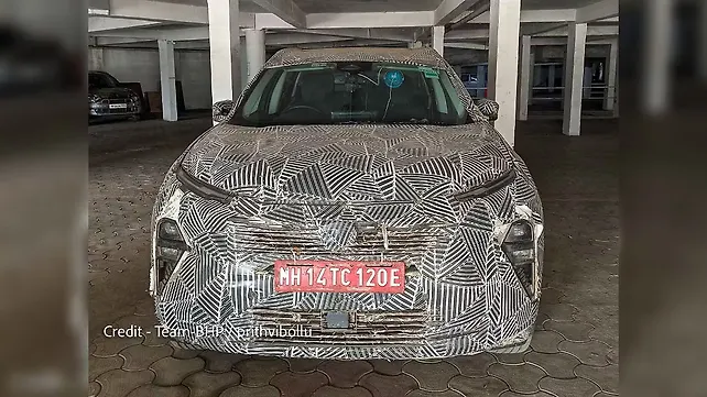 Production-ready Tata Harrier EV interior spied