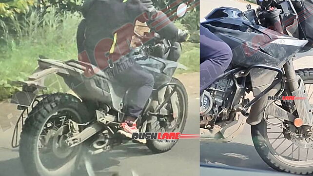 New KTM 390 Adventure spotted testing upclose