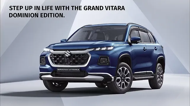 Maruti Suzuki Grand Vitara Dominion Edition launched in India Maruti Suzuki Grand Vitara Dominion Edition launched in India