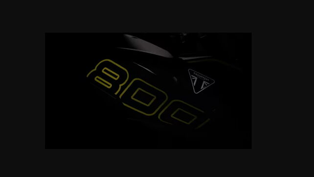 Triumph teases new 800cc motorcycle; unveil on 22 October