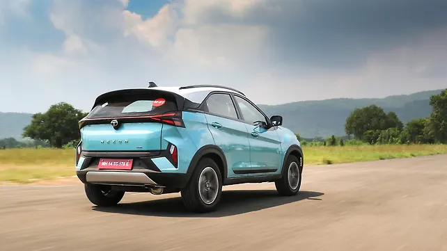Tata Nexon Right Rear Three Quarter Tata Nexon Right Rear Three Quarter