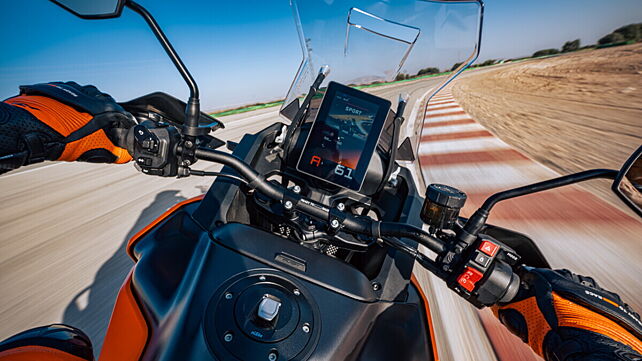 KTM unveils new full-colour touchscreen TFT instrument clusters