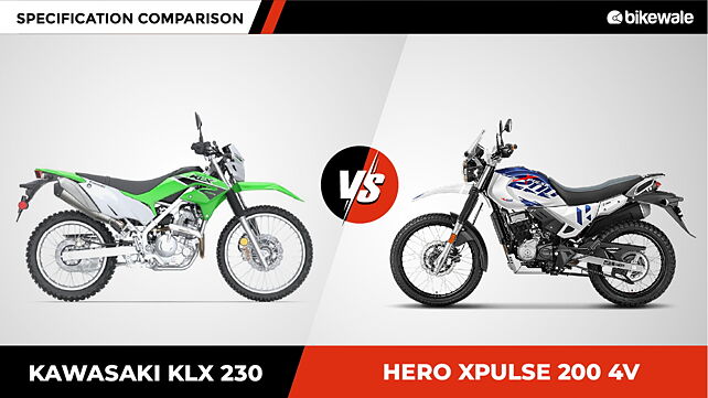 Kawasaki KLX 230 vs Hero Xpulse 200 4V: Specification Comparison 