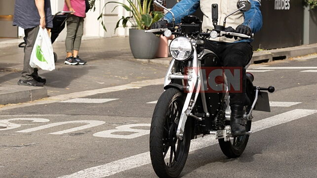 Royal Enfield Electric motorcycle spotted testing