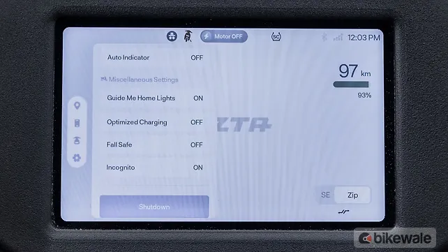 Ather Rizta Instrument Cluster