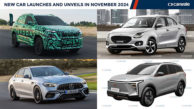 New car launches and unveils in November 2024