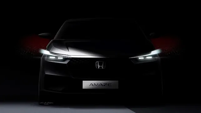 New Honda Amaze teaser image revealed New Honda Amaze teaser image revealed