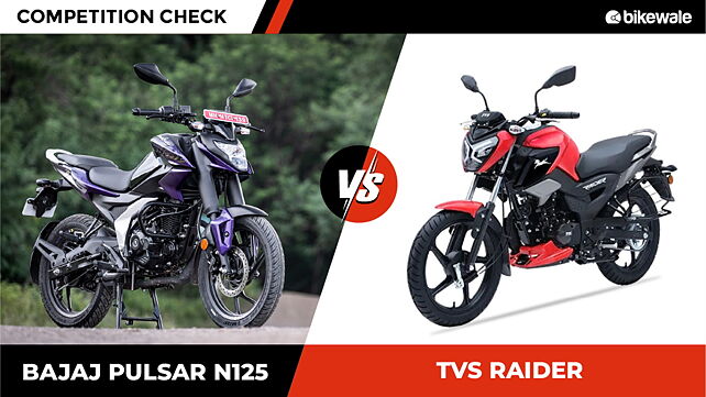 Bajaj Pulsar N125 vs TVS Raider - Competition Check