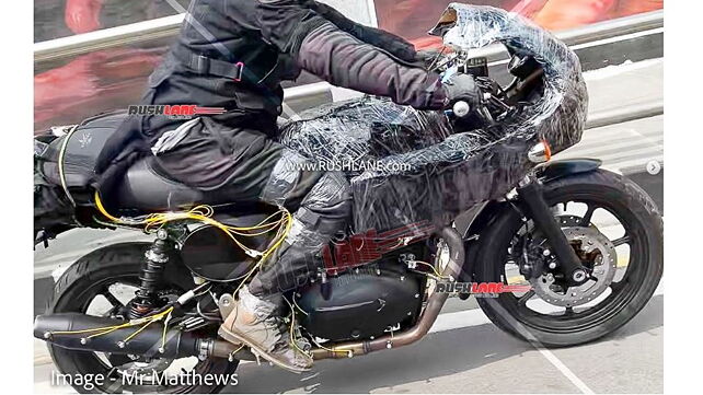 Royal Enfield 750cc cafe racer spied for the first time 