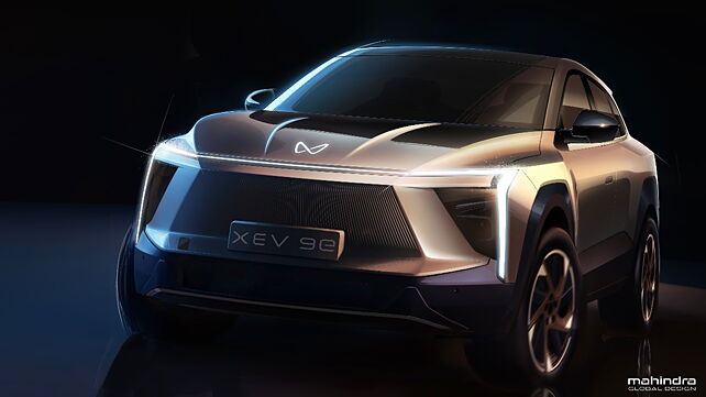 Mahindra XEV 9e design sketch revealed 