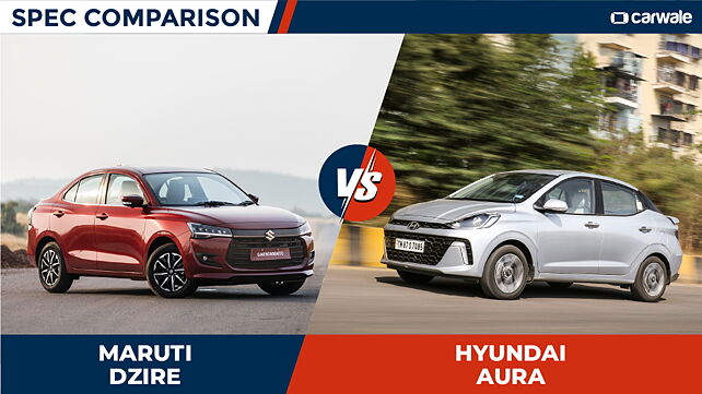 Maruti Dzire Vs Hyundai Aura: Compact Sedan Shootout 