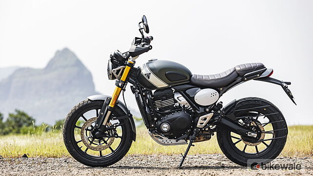 Triumph Scrambler 400X gets free accessories worth Rs. 12,500 