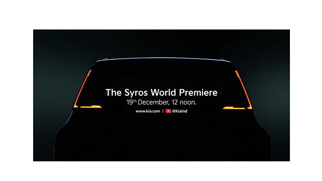 Kia Syros teased again; world debut in India later this month