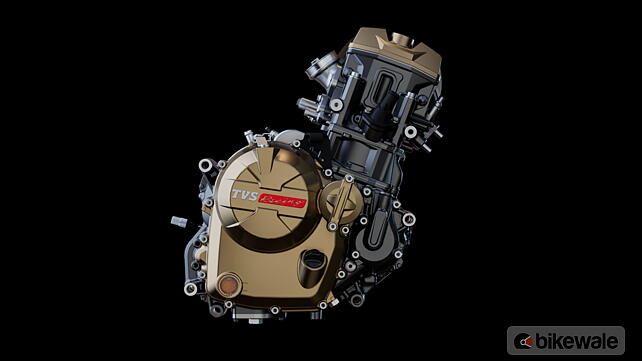 TVS Apache RTX Engine From Right