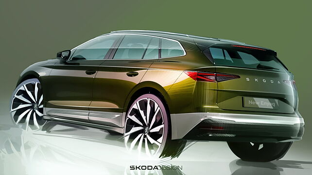 First glimpses of India-bound Skoda Enyaq facelift revealed 