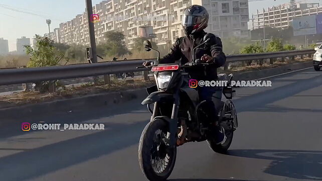 KTM 390 SMC R spied testing in India for the first time