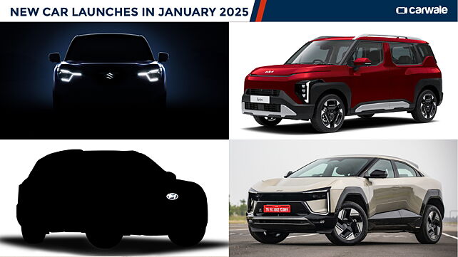 New car launches in India in January 2025