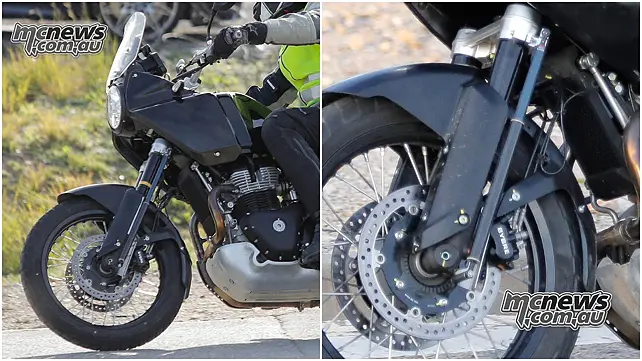 Royal Enfield Himalayan 750 Left Side View Royal Enfield Himalayan 750 Left Side View