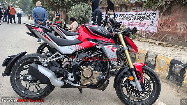 Hero Xtreme 250R spotted during TVC shoot