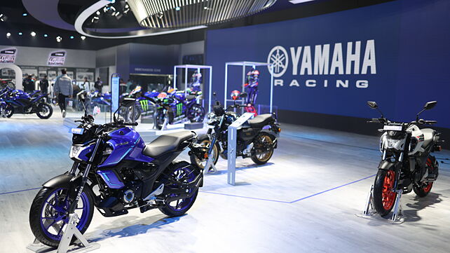 New Yamaha FZ-S with hybrid tech unveiled at Bharat Mobility Expo 2025 