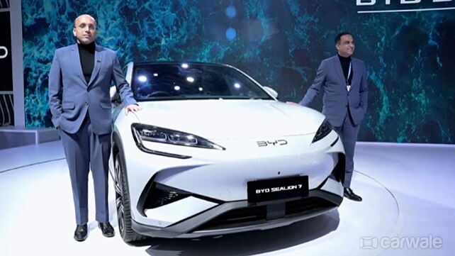 BYD SeaLion 7 unveiled at Bharat Mobility Expo 2025