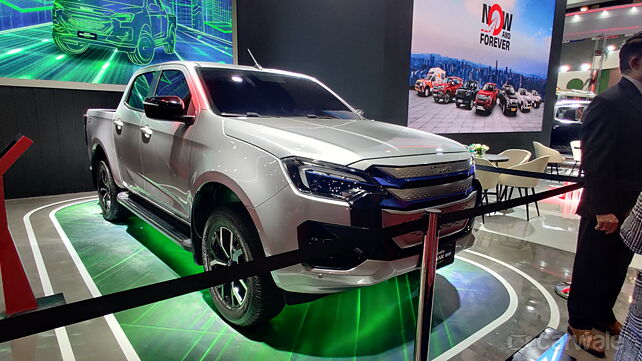 Isuzu D-Max EV Concept breaks cover at Bharat Mobility Expo 2025