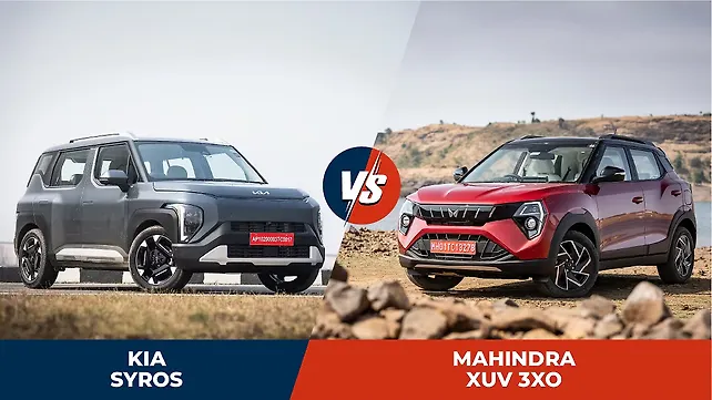 Kia Syros Vs Mahindra XUV 3XO petrol AT specs compared Kia Syros Vs Mahindra XUV 3XO petrol AT specs compared