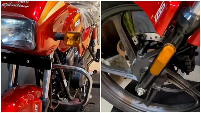 2025 Hero Splendor Plus spotted with disc brake 2025 Hero Splendor Plus spotted with disc brake