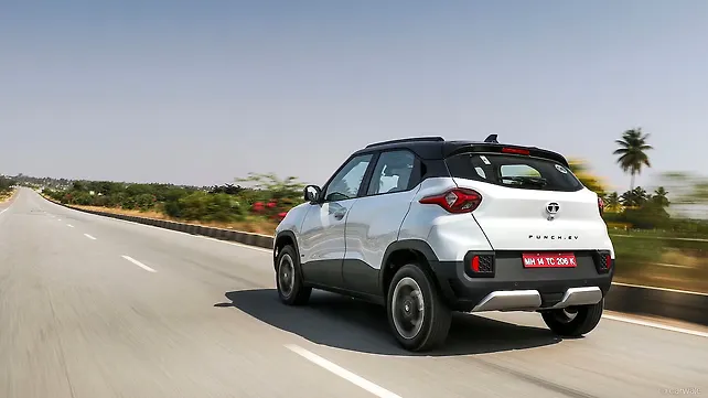 Tata Nexon EV Left Rear Three Quarter Tata Nexon EV Left Rear Three Quarter
