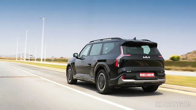 Kia EV9 Left Rear Three Quarter Kia EV9 Left Rear Three Quarter