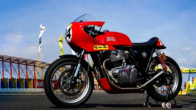 Royal Enfield Continental GT 650 Left Front Three Quarter Royal Enfield Continental GT 650 Left Front Three Quarter