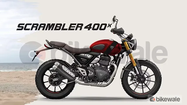 Triumph Scrambler 400 X Right Side View Triumph Scrambler 400 X Right Side View
