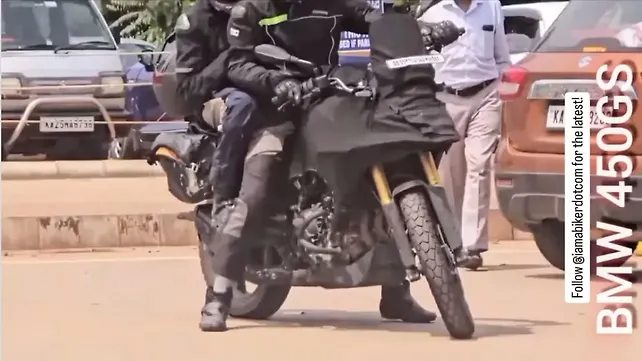 BMW F450GS Production Version Spotted Testing in India 