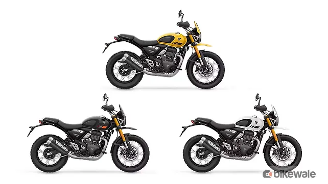 Triumph Scrambler 400 XC Right Side View Triumph Scrambler 400 XC Right Side View
