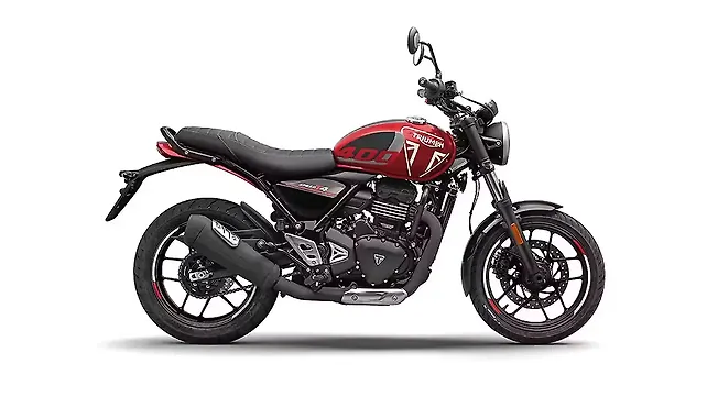 Triumph Scrambler 400 X Right Side View Triumph Scrambler 400 X Right Side View