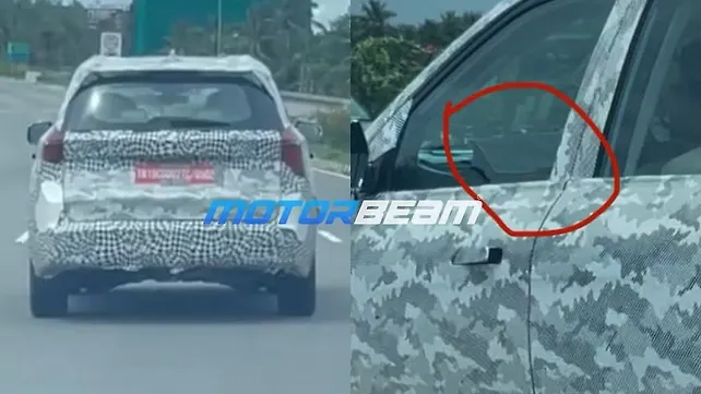महिंद्रा XUV700 फ़ेसलिफ़्ट टेस्टिंग के दौरान दिखी; मिलेगा नया थ्री-स्क्रीन सेटअप और अपडेटेड लुक महिंद्रा XUV700 फ़ेसलिफ़्ट टेस्टिंग के दौरान दिखी; मिलेगा नया थ्री-स्क्रीन सेटअप और अपडेटेड लुक