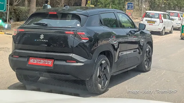 Maruti e Vitara Spied Undisguised ahead of Launch Maruti e Vitara Spied Undisguised ahead of Launch