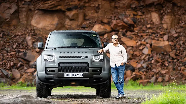 Land Rover Defender Front View